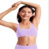 CRZ YOGA Girls Butterluxe U Back Sports Bra - Yoga Athletic Casual Tops Scoop Neck Padded Crop Kids Teen Elfin Purple Large view 1