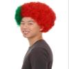 BC GOODS BY Adult Unisex Portugal Jumbo Sport Fun Wigs | Afro Patriotic Wig with Breathable Capless Cap for Men and Women| Synthetic Fiber Wig Perfect for Sport's and Halloween Cosplay view 2