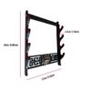 GUIIYLGG Sword Holder Katana Wall Mount - Kirin Velvet Padded Katana Stand Samurai Rack Samurai Sword Display Rack Wand Wakizashi Sword Stand Zoro Animation Sword Display view 2