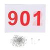 Aymzbd 100x Running Bibs Athlete Numbers Reusable Numbered Race Bibs Race Bibs Sports Bibs for Sports Event Athletics Cycling, 901 to 1000 view 1