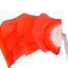 HDNSAUD Belly Dance Fans 2PCS Dance Fan Plus Silk Dance Dance Fan Flexible Glossy(Total Length 1.30 m Rosy) view 2