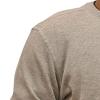 Mens Fashion Henley Shirts Casual Long Sleeve Button Cotton T-Shirt Classic Stretchy Holiday Basic Shirts (Large,Khaki) view 2