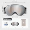 Snowledge Kids Ski Goggles for Boys Girls Aged 4-16, Anti Fog 100% UV Protection Impact Resistant Youth Snow Sports Goggle view 2