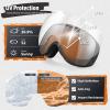 Snowledge Kids Ski Goggles for Boys Girls Aged 4-16, Anti Fog 100% UV Protection Impact Resistant Youth Snow Sports Goggle view 3