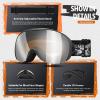Snowledge Kids Ski Goggles for Boys Girls Aged 4-16, Anti Fog 100% UV Protection Impact Resistant Youth Snow Sports Goggle view 4