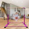 JC-ATHLETICS Gymnastics Bar for Kids Girls Ages 3-15 with Ring for Home Indoor Training Equipment- Steady Steel Construction, Anti-Slip, Easy to Assemble, 3' to 5' Adjustable Height view 3