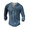 Distressed Shirt Men Vintage Shirts for Mens Men Lace Up V Neck Short Sleeve Bohemian Hippie Renaissance Pirate Kilt Medieval Summer Mens Vintage Sweatshirt view 1