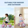 COOLBEBE Baby Balance Bike for 1 Year Old Girls Gift, 2 Year Old Toddler Pink Balance Bike with 4 Silent Wheels, One Year Old Birthday Gift Children for 12M-36M Pre-School (Pink) view 3