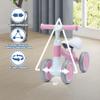 COOLBEBE Baby Balance Bike for 1 Year Old Girls Gift, 2 Year Old Toddler Pink Balance Bike with 4 Silent Wheels, One Year Old Birthday Gift Children for 12M-36M Pre-School (Pink) view 4