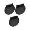 YOKIVE 3 Pcs Mini Golf Club Brushes, Pocket Golf Club Groove Brush | Cleaning Golf Heads Golf Ball, Great for Golf Course Exercise (Black, 1.18x1.22-Inch) view 1