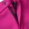 Kids Fleece Lined Softshell Trousers Boys Girls Water Repellent Windproof Pants Outdoor Winter Trousers Rose Red L view 3