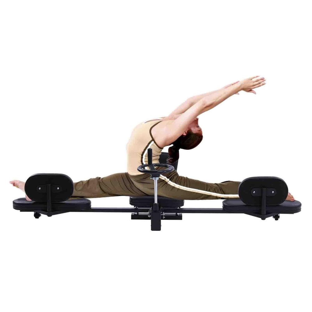Leg Stretcher, 3 Bar Leg Spreader, Leg Stretcher Training Mechanical Stretcher Machine Stretching Device, Leg Pressure Fitness Equipment
