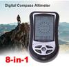 8 in 1 Electronic Handheld Compass Altimeter Barometer Thermometer Weather Forecast Time Calendar view 3