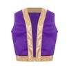 Sinleey Kids Boys Girls Arabian Prince Vest Waistcoat Halloween Fancy Party Performance Competition Purple 6 Years view 1