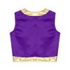 Sinleey Kids Boys Girls Arabian Prince Vest Waistcoat Halloween Fancy Party Performance Competition Purple 6 Years view 4