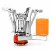 OYMLANX Backpacking Stove, 7/16 Canister Mini Burner with Piezo Ignition view 1