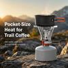 OYMLANX Backpacking Stove, 7/16 Canister Mini Burner with Piezo Ignition view 3