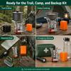 OYMLANX Backpacking Stove, 7/16 Canister Mini Burner with Piezo Ignition view 4