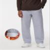 THE GYM PEOPLE Men's Baggy Fleece Workout Sweatpants with Pockets Drawstring Lounge Athletic Running Pants Grey view 4