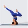 CRZ YOGA Butterlift Workout Leggings 25" - High Waisted Pilates Gym Athletic Womens Yoga Pants Buttery Soft Waves Blue XX-Small view 3