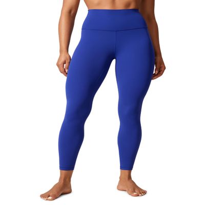 CRZ YOGA Butterlift Workout Leggings 25" - High Waisted Pilates Gym Athletic Womens Yoga Pants Buttery Soft Waves Blue Large