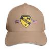 1st-Cavalry-Division-Recon-Airborne Baseball Cap Adjustable Trucker Veteran Cap for Men Women Natural view 1