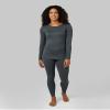 32 Degrees Heat Women's Lightweight Baselayer Legging | 4-Way Stretch | Form Fitting | Thermal, Charcoal Heather, XX-Large view 4