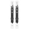 Short Skis for Snow | 99 cm | Skiblades Snowblades Skiboards Little Short Skis | Snowfeet* (White | Profi SKI BINDINGS) view 1