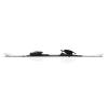 Short Skis for Snow | 99 cm | Skiblades Snowblades Skiboards Little Short Skis | Snowfeet* (White | Profi SKI BINDINGS) view 4