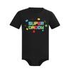 Landofgenie Onesie for Men One Piece Pajamas Short Sleeve Bodysuit Print Cotton Black Romper 3XL view 1