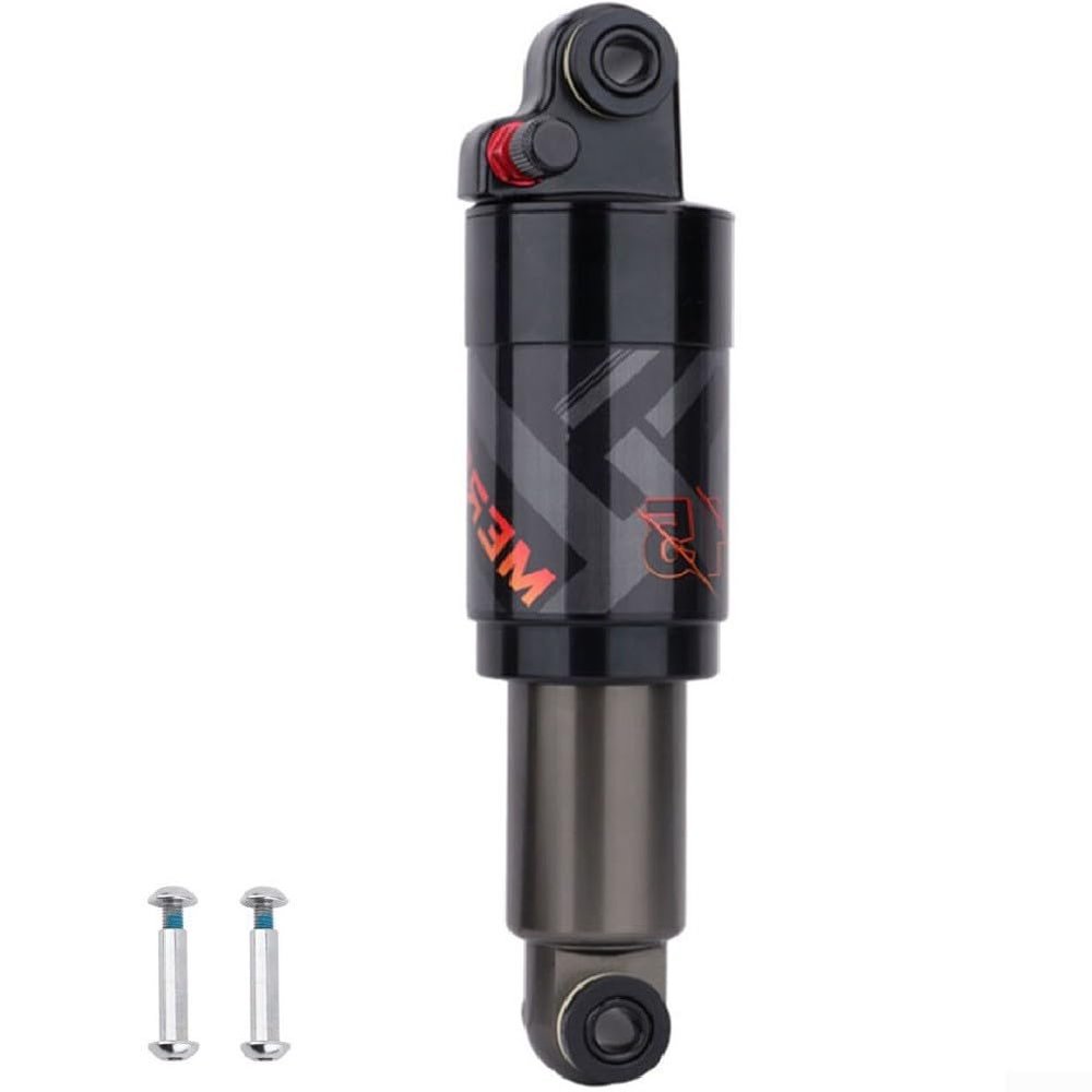 Mountain Bike Rear Shock Absorber, Bicycle Rear Suspension Shock Absorber, Cycling Air Rear Shock Lockout, 125mm/150mm/165mm/190/200mm Central Frame Shock Absorbers(200mm)
