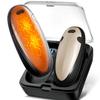 Hand Warmers Rechargeable 2 Pack,with Charging Case,14000mAh Electric Hand Warmer Reusable, 60Hrs Long Heating, Portable Pocket Heater Handwarmer, Outdoor Camping, Ski Equipment Black/Golden view 1