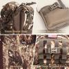 MoiShow Hunting Backpack, Camo Hunting Backpacks & duffle Bags, Water-resistant Long-Lasting Large Capacity Bow Backpack Hunting Pack For Hunting Gear Accessories (Stealth Reed Camo) view 3