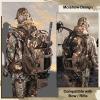 MoiShow Hunting Backpack, Camo Hunting Backpacks & duffle Bags, Water-resistant Long-Lasting Large Capacity Bow Backpack Hunting Pack For Hunting Gear Accessories (Stealth Reed Camo) view 4