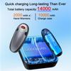 Hand Warmers Rechargeable 2 Pack,with Charging Case,14000mAh Electric Hand Warmer Reusable, 60Hrs Long Heating, Portable Pocket Heater Handwarmer for Women Men, Outdoor Camping, Ski Equipment (Grey) view 2
