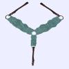 Cheval's International 25 Strand Wool Mohair Breast Collars, Horse Equestrian Breast Collars, Horse Riding Equipment and Stylish Collar (Full,Sea Green)