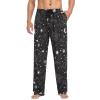 Meocouoe Men's Pajama Pants Space Constellation Pjs Bottoms, M view 3