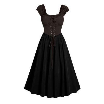 Renaissance Dress Women Victorian Medieval Costume Empire Waist Irish Regency Dress Retro Ren Faire Costume