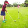 BRIGHTFUFU 1pc Portable Golf Practice Flagstick Sturdy Two Flagpole for Indoor and Outdoor Use Setup for Skill Levels for Home Golf Course Practice view 4