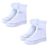 Fkereg 2 Pairs Waterproof Shoe Covers for Rain, Reusable Rain Shoe Boot Covers for Women Men, Clear Plastic Shoe Protector Covers, Anti Slip for Cycling Travel Hiking Riding Camping, XXXL view 1