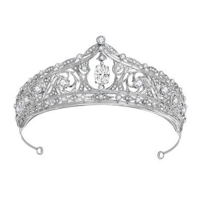 TRUSTTWO Baroque Crystal Vintage Royal Queen King Tiaras And Crowns CZ Rhinestone Pageant Prom Diadem Hair Ornaments Wedding Hair Jewelry The New