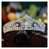 TRUSTTWO Baroque Crystal Vintage Royal Queen King Tiaras And Crowns CZ Rhinestone Pageant Prom Diadem Hair Ornaments Wedding Hair Jewelry The New view 3