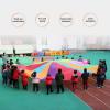 Alomejor Kids Parachute Toy 190cm Diameter 8 Handles Polyester Cloth for Kindergarten Parent Child Activities for 6 to 8 People view 4