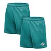 Ultra Game NFL Official Adults Super Soft Mesh Active Training Shorts, Miami Dolphins, Team Color, Medium view 1