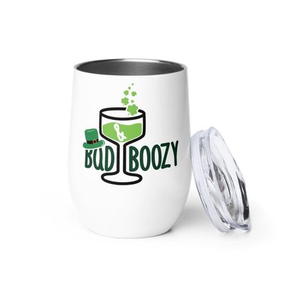 Bad And Boozy St. Patrick's Day Tumbler With Lid
