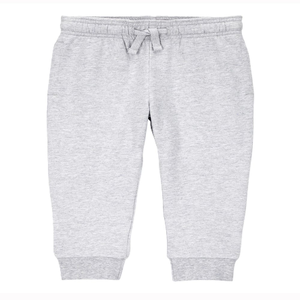 Carter's Baby Boy Pull-On French Terry Joggers (US, Age, 12 Months, Heather Grey)