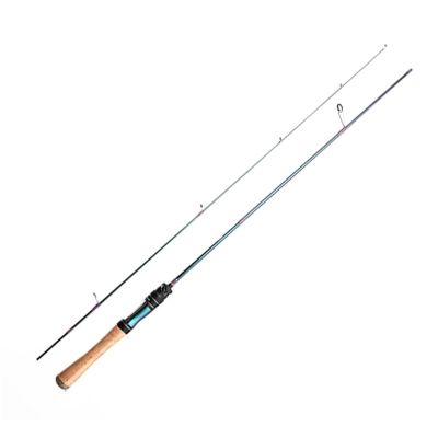 JOYNOW Panfish Rod Fishing Rod with Solid UL Tip Lure 0.6-8g Line 2-6lb Fast Ultralight Spinning Casting Rod for Trout Baitcasting Rod(Spinning,1.8m)