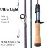 JOYNOW Panfish Rod Fishing Rod with Solid UL Tip Lure 0.6-8g Line 2-6lb Fast Ultralight Spinning Casting Rod for Trout Baitcasting Rod(Spinning,1.8m) view 4