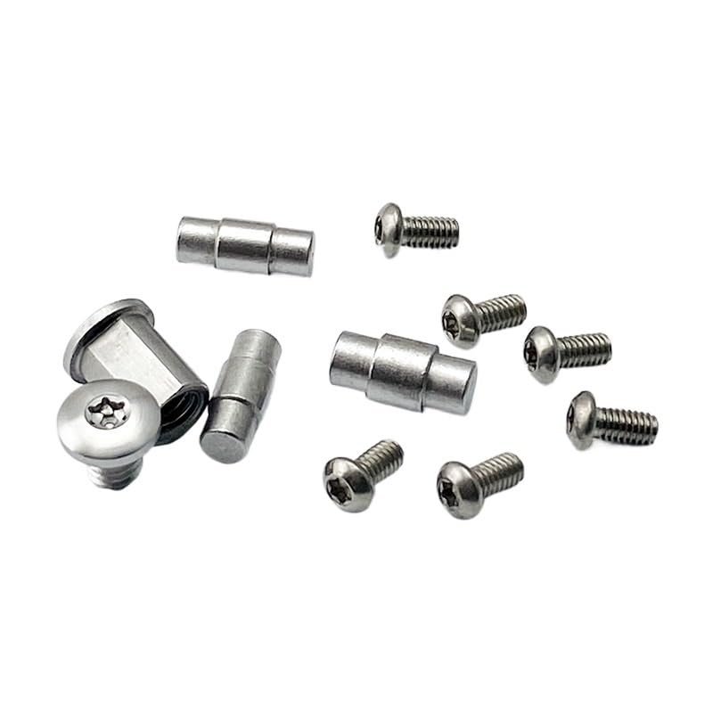 Echeson 11-Pieces Set Stainless Screw Fits for Demko AD20.5 Scales Handle, Stainless Steel Torx Screws DIY Replacement Accessory(Silver)