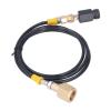 CGA320 CO2 Refill Connector Soda Refill Adapter Soda Machine Connector Adapter Machine Stainless Steel Hose Kit with 60in Hose view 1